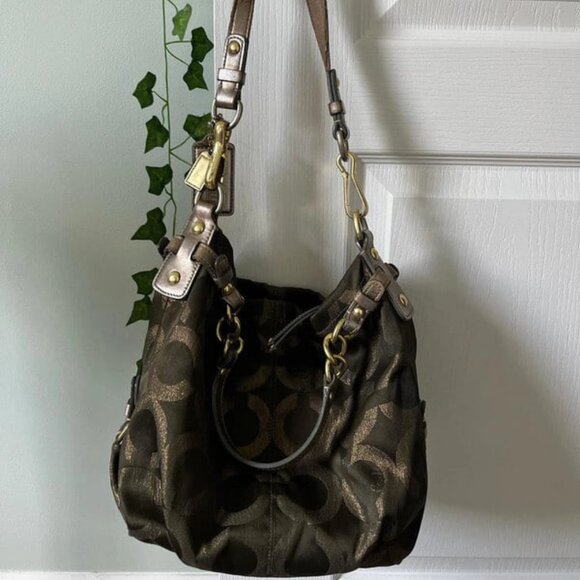 Y2k Green Coach Purse - Picture 1 of 2